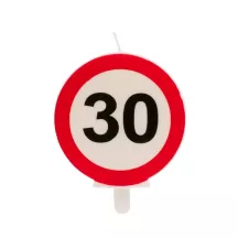 Candela cartello di divieto 30 anni