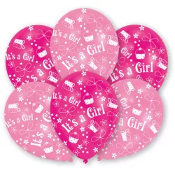 It's a Girl Ballons, 6er-Set