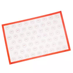 Silicone mat for macarons professional
