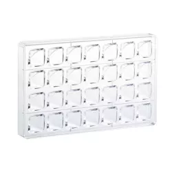 Stampo per praline Cassaforte, 28 Praline