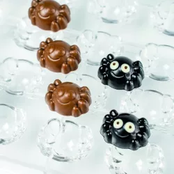 Spider chocolate mold, 20 cavities