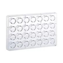 Pralinenform Fingerhut, 28 Pralinen
