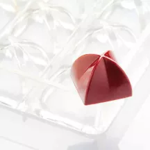 Pavilion praline mold, 28 pralines