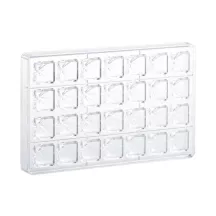 Stampo per praline Padiglione, 28 Praline