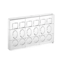 Stampo per praline Mix Diamanti, 18 praline