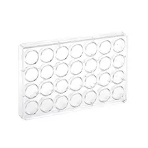Moule à pralines Cercle, 28 pralines