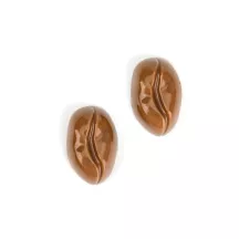 Praline mold coffee beans lifelike, 24 pieces