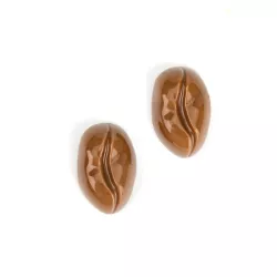 Praline mold coffee beans lifelike, 24 pieces