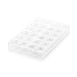 Drops chocolate mold, 24 chocolates