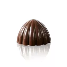 Stampo per praline Cupola rigata, 24 praline
