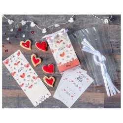 Set de pochettes cadeaux Sweet Love, 24 pièces