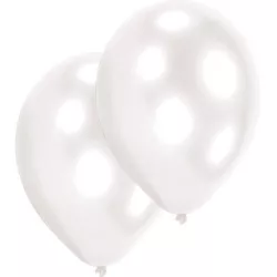 Weisse Latexballons, 10 Stück