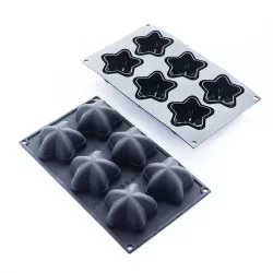 Stampo in silicone Marina Stelle, 6 pezzi