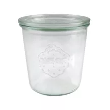 WECK Sturzgläser 580 ml, 6er-Set inkl. Glasdeckel
