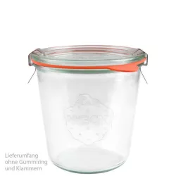 WECK tumblers 580 ml, set of 6 incl. glass lids