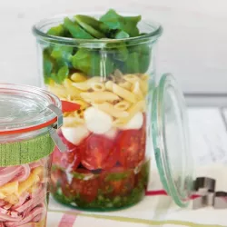 WECK tumblers 1 l, set of 6 incl. glass lids