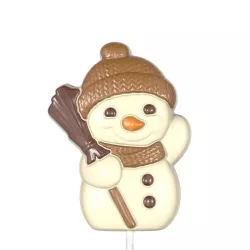 Schokoladenform für Schneemann-Lollys