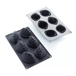 Stampo in silicone Calipso Conchiglie, 6 cavità