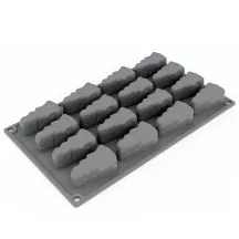 Stampo in silicone Motivi Formaggio, 16 pezzi