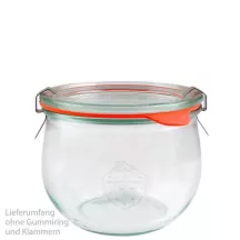 WECK tulip jars 580 ml, set of 6 incl. glass lids