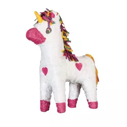 Unicorn pinata, 34.9 x 47.6 x 16.5 cm