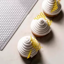 Silicone mold for Hüppen honeycomb pattern