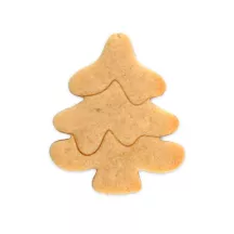Ausstechform Tannenbaum verschneit, 6 cm