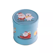 Guetzlidose Santa & Eisbär Ø 117 x 120 mm