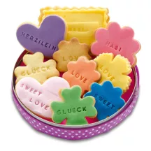 Text embossing set