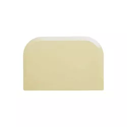 Square dough scraper, ivory-colored