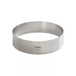 Anelli per torte in acciaio inox - Diametro stampi per torte: 22 cm