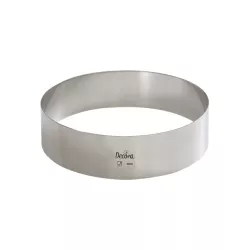 Anelli per torte in acciaio inox - Diametro stampi per torte: 22 cm