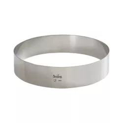 Anelli per torte in acciaio inox - Diametro degli stampi per torte: 26 cm