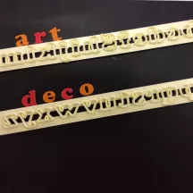 Set di tagliabiscotti Piccolo Alfabeto