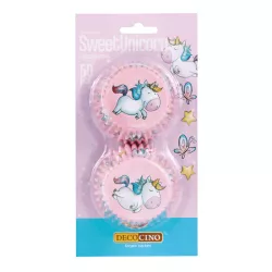 Cupcake molds Unicorn Polly, 50 pieces