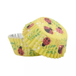 Pirottino per cupcake Coccinella, 30 pezzi