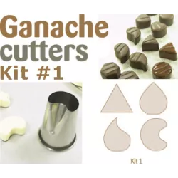 Set d'emporte-pièces pour ganache, 4 pièces