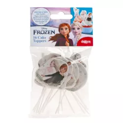 16 Cake Toppers de la Reine des Neiges