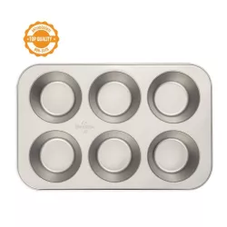 Baking tin for 6 jumbo cupcakes and muffins