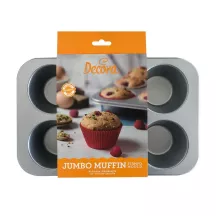 Moule pour 6 cupcakes et muffins Jumbo