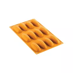Silikonbackform Maiskolben, 12 Stück