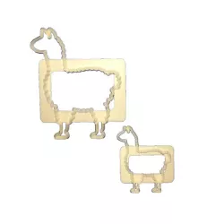 Emporte-pièce Lama, 2 pièces