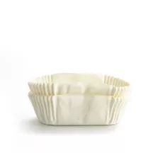 Weisse Papierförmchen für Mini-Eclairs, 330 Stück