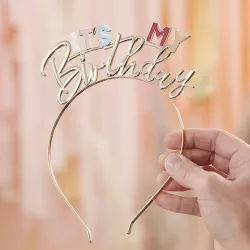 "It's my Birthday" serre-tête or