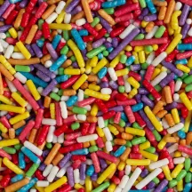 Colorful sugar sprinkles, 1 kg