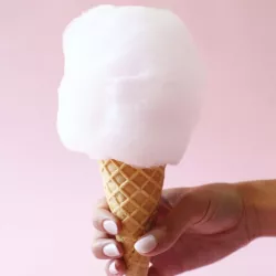Ready-made candy floss white, 35g