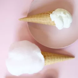 Ready-made candy floss white, 35g