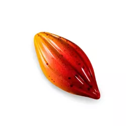 Cocoa bean praline mold, 21 pralines