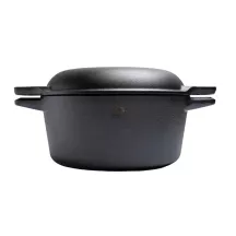 Gusseiserner Brotbacktopf mit Gärkorb, Ø 26 cm