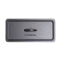 Cast iron bread baking pot set, square, 28 x 12 cm